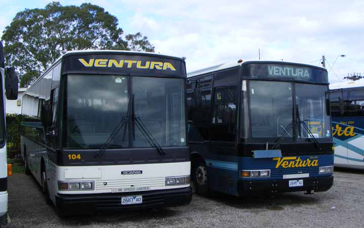 Ventura Scania K93CR PMCA 160 104 and Hino RG197K PMCA 160 116
